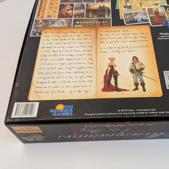 Mousquetaires du Roy Board Game Rio Grande Games Ystari Unplayed Open Box OOP - Picture 10 of 12